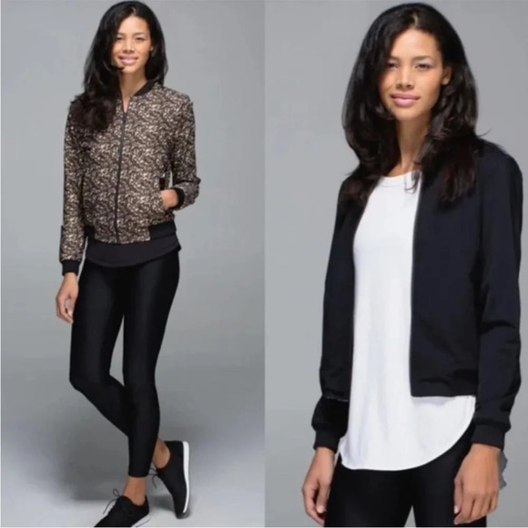 Lululemon Party Bomb Reversible Bomber Jacket 4 - Picture 1 of 7